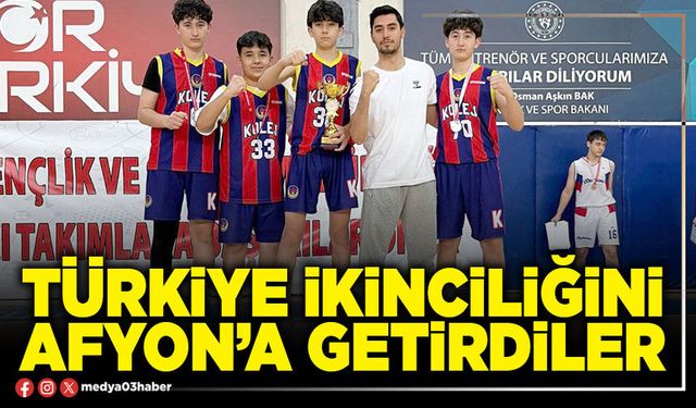 Türkiye ikinciliğini Afyon’a getirdiler