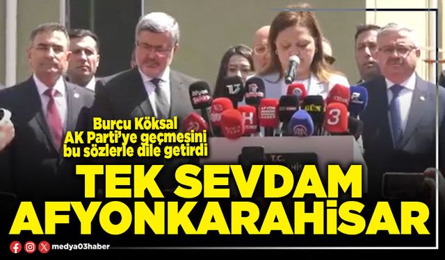 Tek sevdam Afyonkarahisar