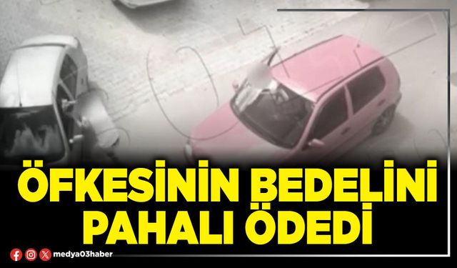Öfkesinin bedelini pahalı ödedi