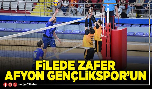 Filede zafer Afyon Gençlikspor’un