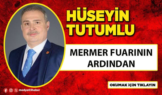 Mermer Fuarının ardından