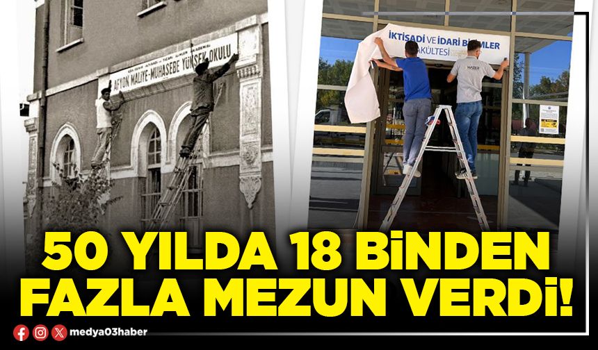 50 yılda 18 binden fazla mezun verdi!