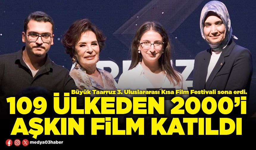 109 ülkeden 2000’i aşkın film katıldı