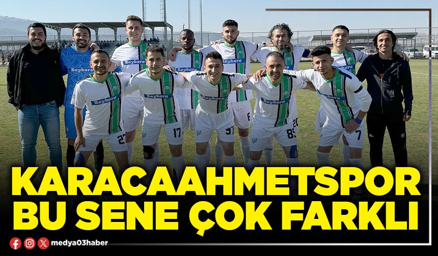 Karacaahmetspor bu sene çok farklı