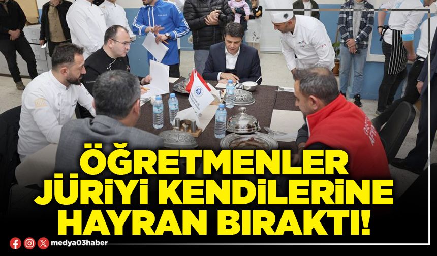 Öğretmenler jüriyi kendilerine hayran bıraktı!