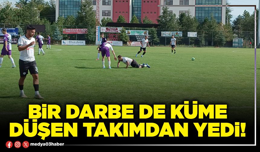 Bir darbe de küme düşen takımdan yedi!