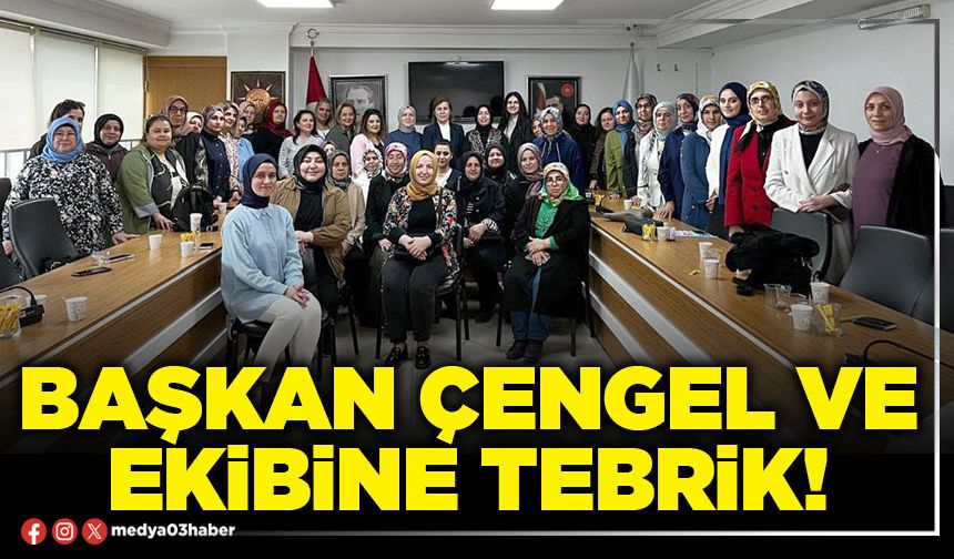 Başkan Çengel ve ekibine tebrik!