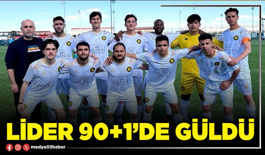 Lider 90+1’de güldü