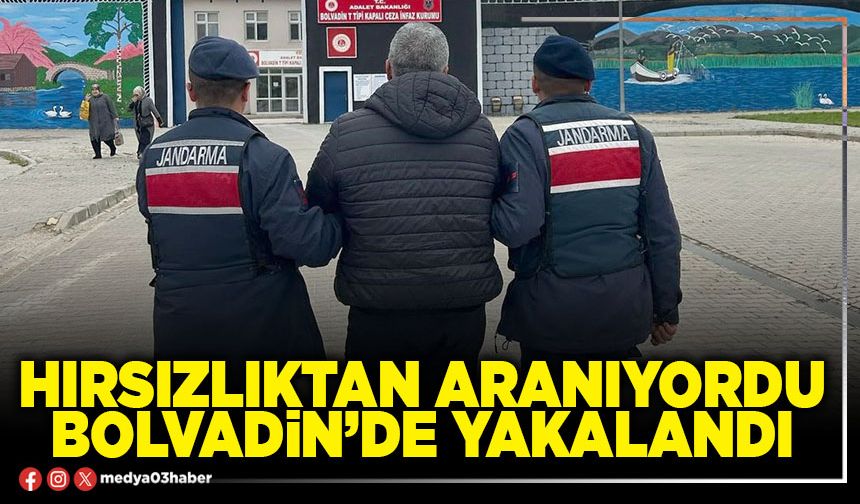 Hırsızlıktan aranıyordu Bolvadin’de yakalandı