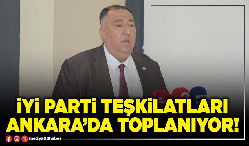 İYİ Parti teşkilatları Ankara’da toplanıyor!