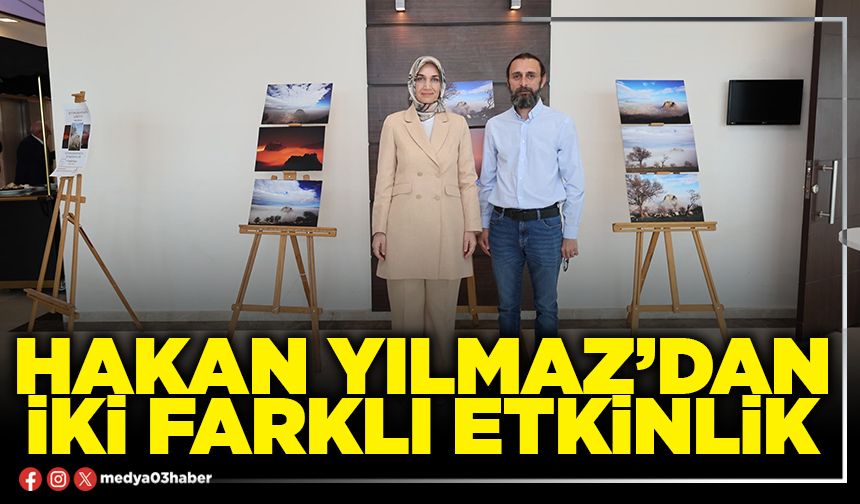 Hakan Yılmaz’dan iki farklı etkinlik