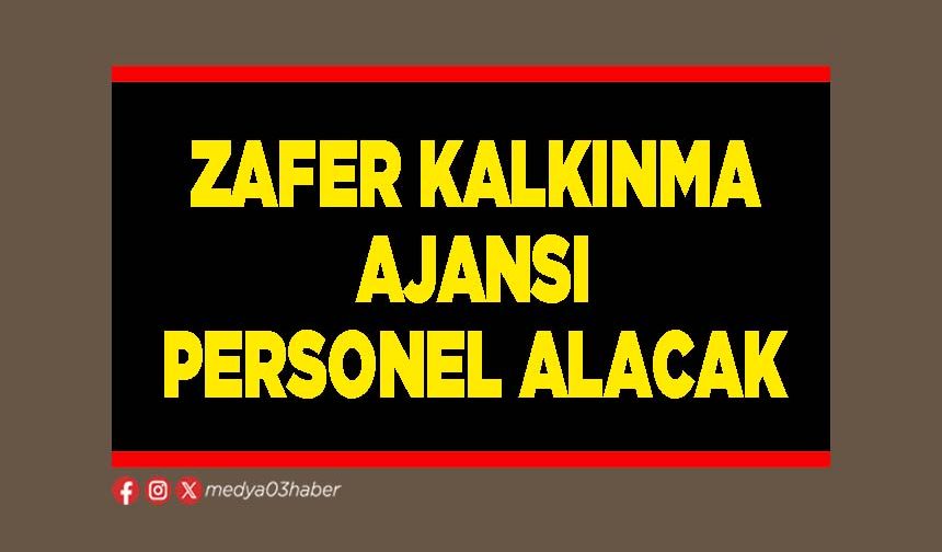 Zafer Kalkınma Ajansı Personel Alacak
