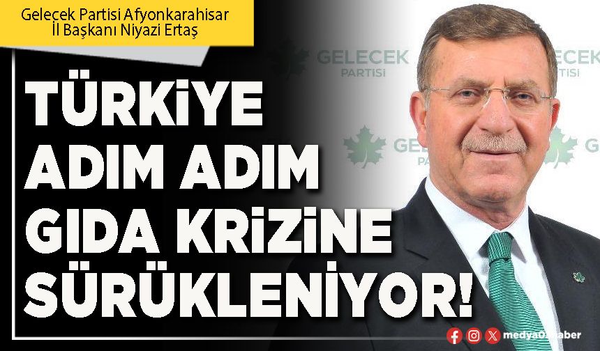 Türkiye adım adım gıda krizine sürükleniyor!