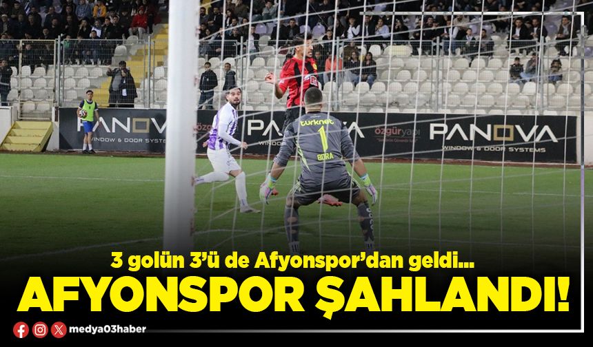 Afyonspor şahlandı!