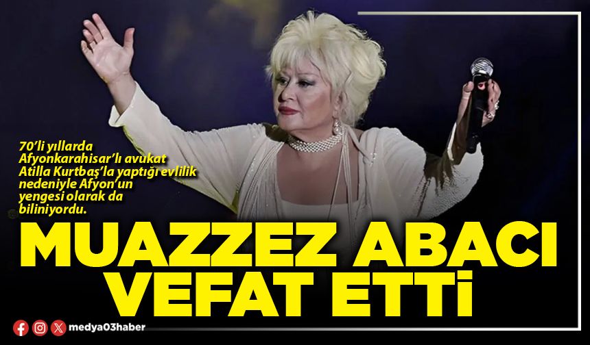 Muazzez Abacı vefat etti