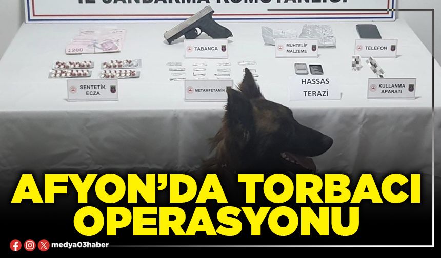 Afyon’da torbacı operasyonu