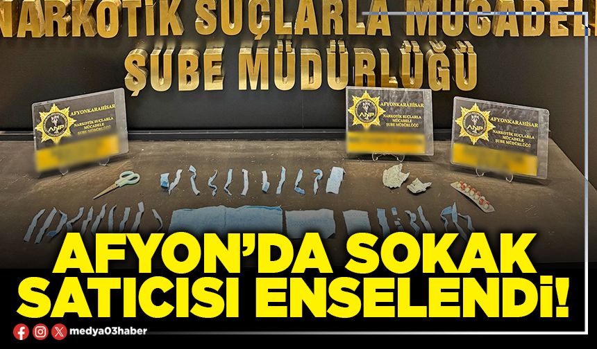 Afyon’da sokak satıcısı enselendi!