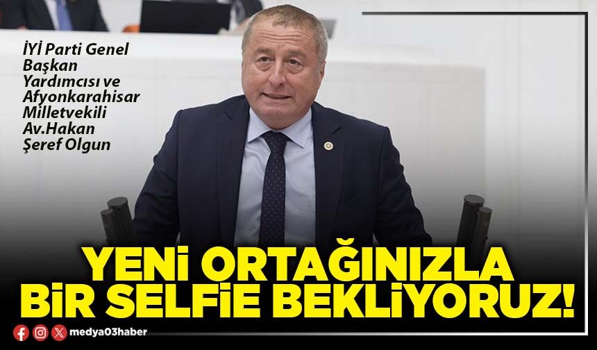 Yeni ortağınızla bir selfie bekliyoruz!