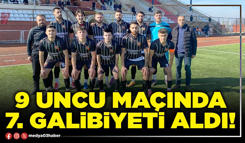 9 uncu maçında 7. galibiyeti aldı!