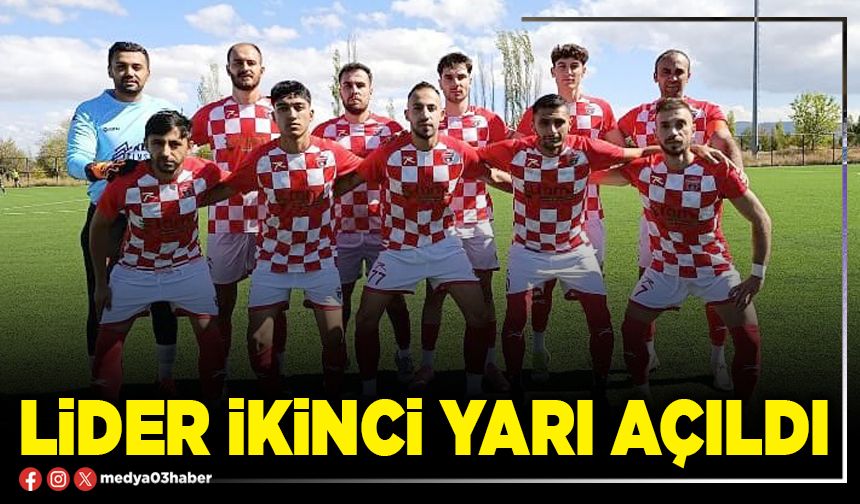 Lider ikinci yarı açıldı