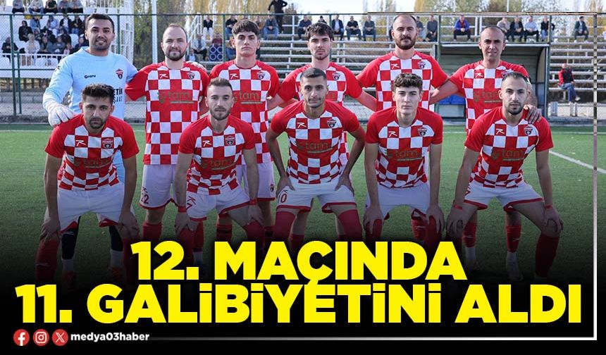 12. maçında 11. galibiyetini aldı