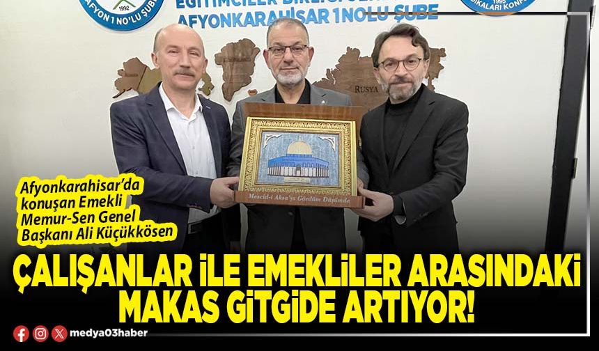 Çalışanlar ile emekliler arasındaki makas gitgide artıyor!