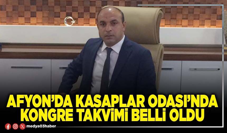 Afyon’da Kasaplar Odası’nda kongre takvimi belli oldu