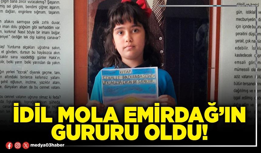 İdil Mola Emirdağ’ın gururu oldu!