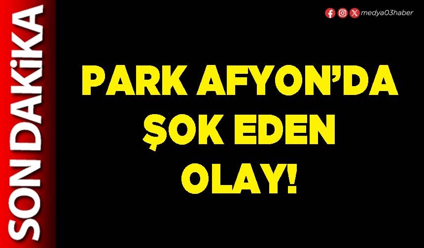 Park Afyon’da şok eden olay!