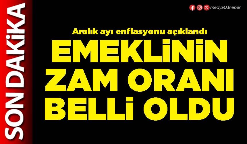 Emeklinin zam oranı belli oldu