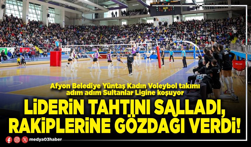 Liderin tahtını salladı, rakiplerine gözdağı verdi!