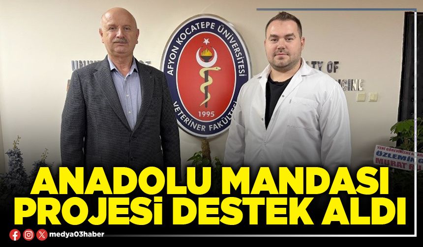 Anadolu mandası projesi destek aldı