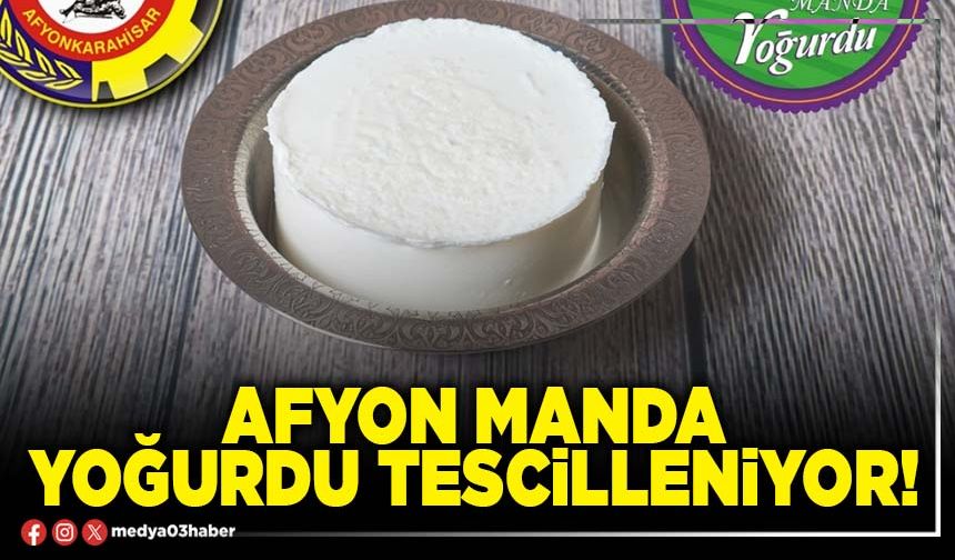 Afyon manda yoğurdu tescilleniyor!