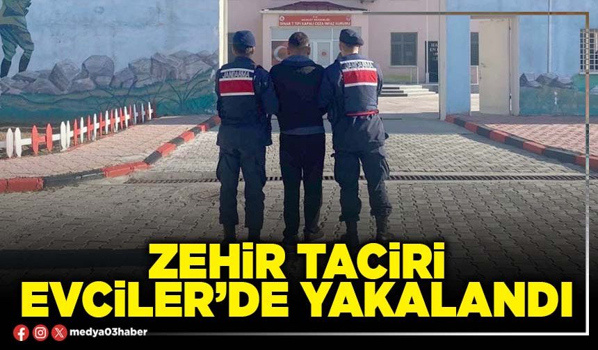 Zehir taciri Evciler’de yakalandı