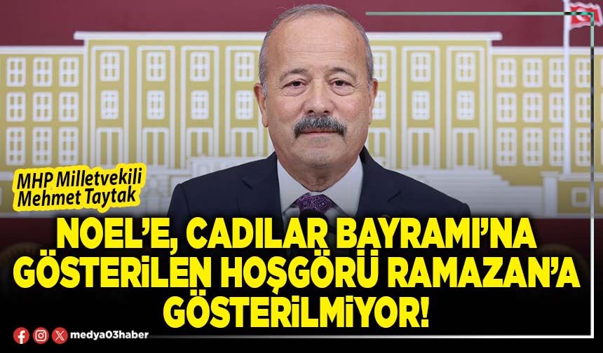 Noel’e, cadılar bayramı’na gösterilen hoşgörü Ramazan’a gösterilmiyor!