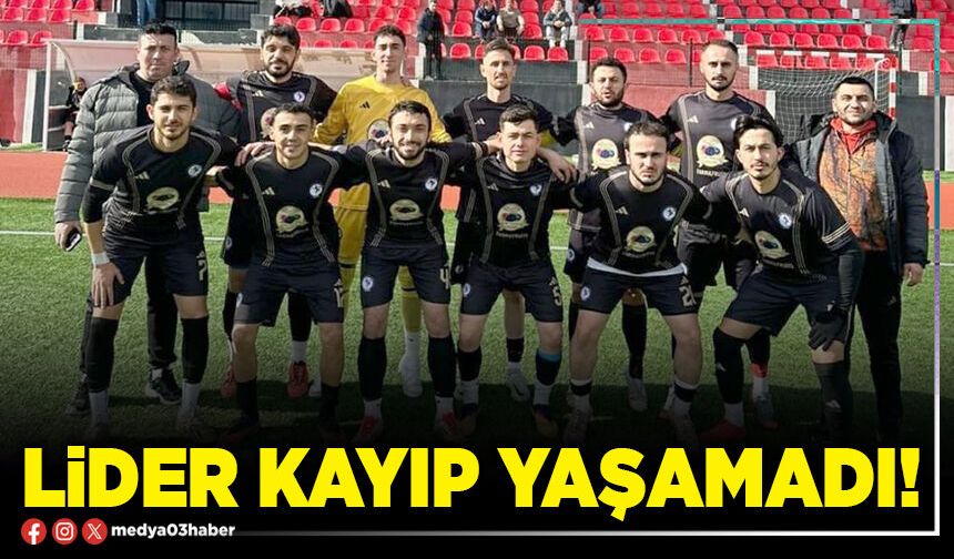 Lider kayıp yaşamadı!