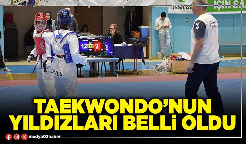 Taekwondo’nun yıldızları belli oldu