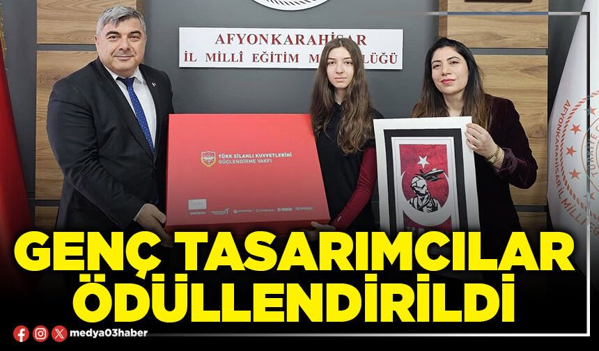 Genç tasarımcılar ödüllendirildi