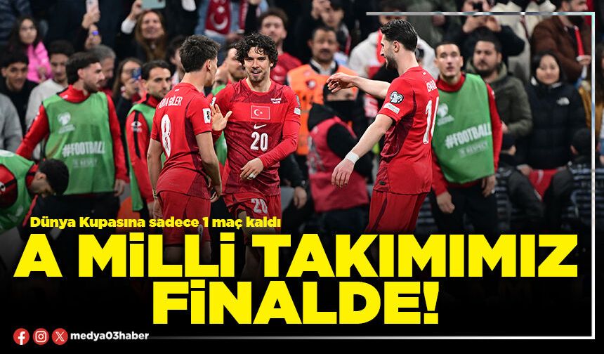 A Milli Takımımız finalde