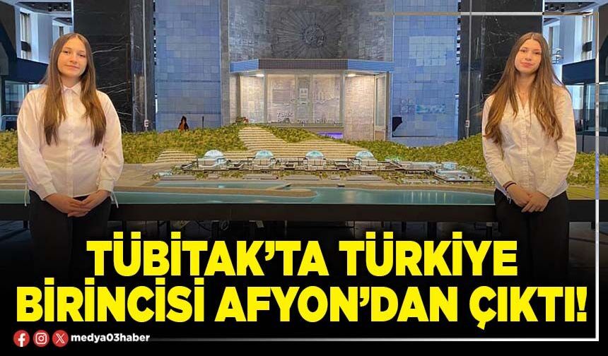 TÜBİTAK’ta Türkiye birincisi Afyon’dan çıktı!