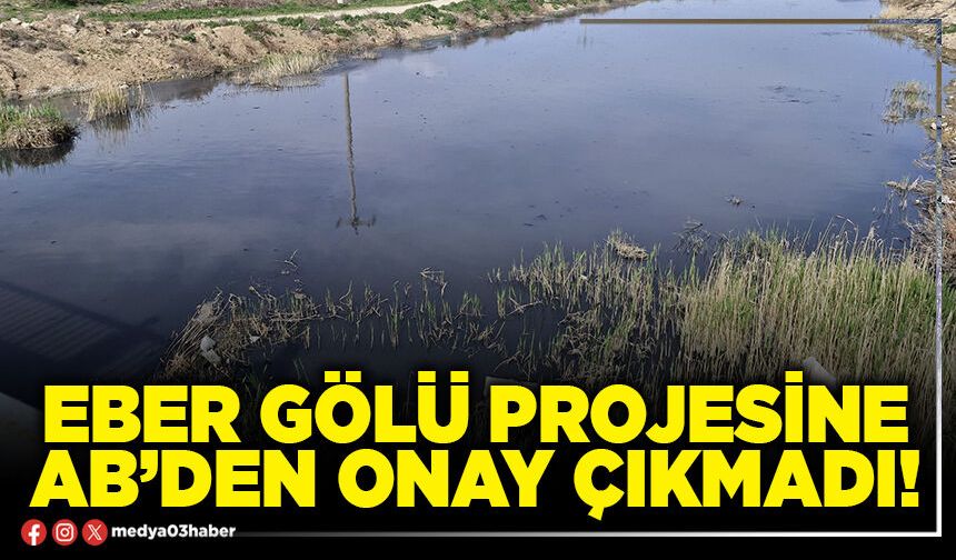Eber Gölü projesine AB’den onay çıkmadı!