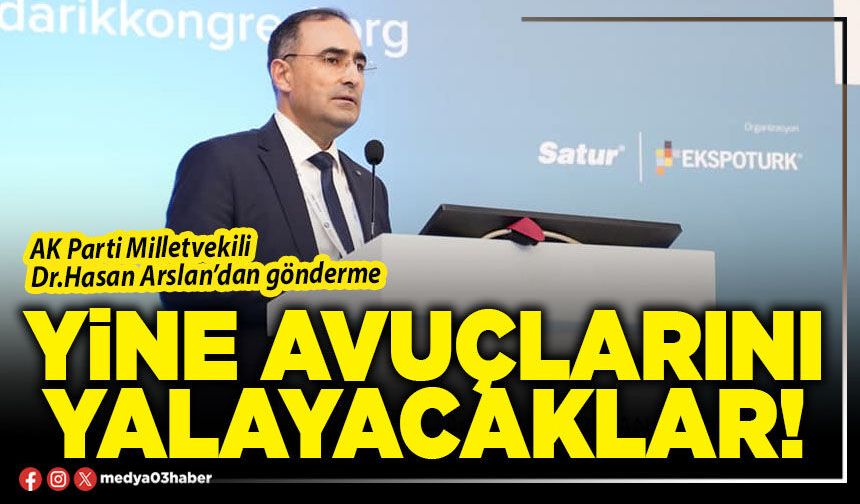 Yine avuçlarını yalayacaklar!