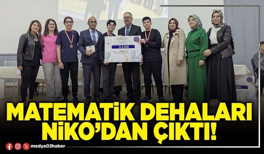 Matematik dehaları NİKO’dan çıktı!