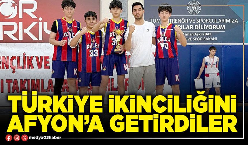 Türkiye ikinciliğini Afyon’a getirdiler