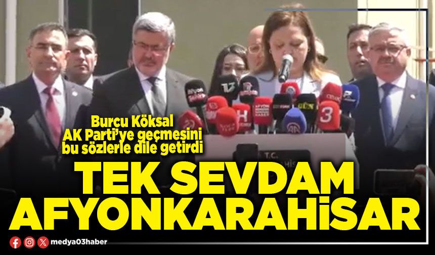 Tek sevdam Afyonkarahisar