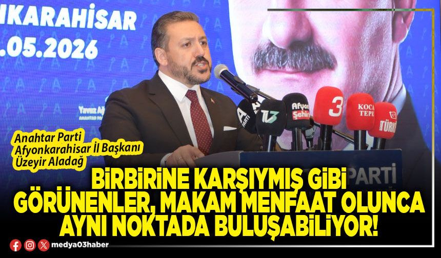 Birbirine karşıymış gibi görünenler, makam menfaat olunca aynı noktada buluşabiliyor!