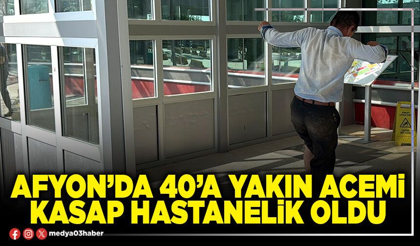 Afyon’da 40’a yakın acemi kasap hastanelik oldu