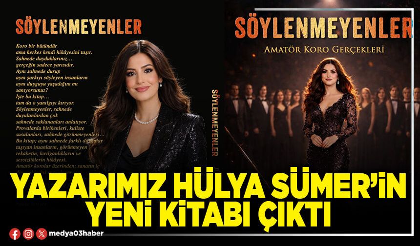 Yazarımız Hülya Sümer’in yeni kitabı çıktı