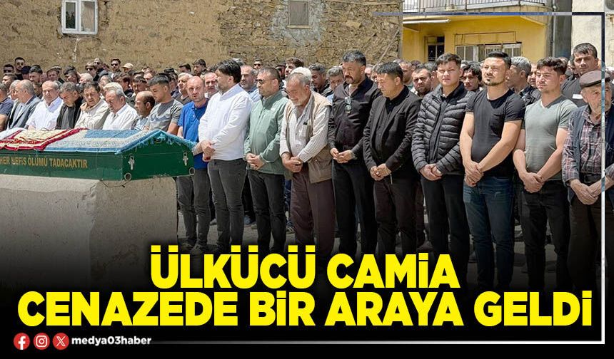 Ülkücü camia cenazede bir araya geldi