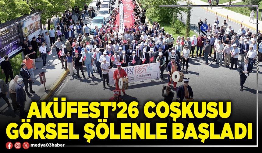 AKÜFEST’26 coşkusu görsel şölenle başladı